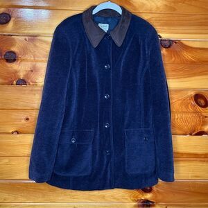 L.L. Bean Wool Blend Fleece Vintage Chore Coat Large